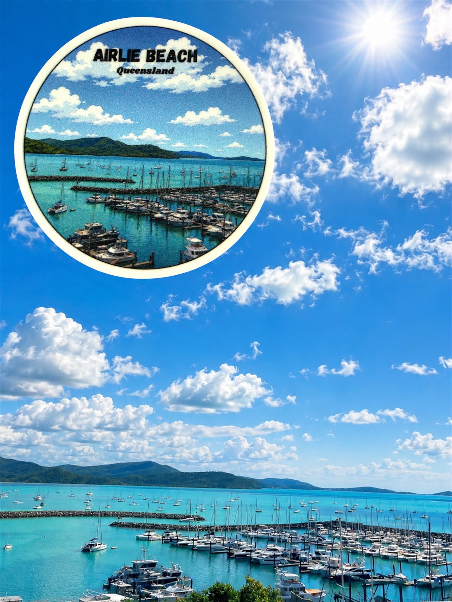 Airlie Beach Queensland - Destination Sticker