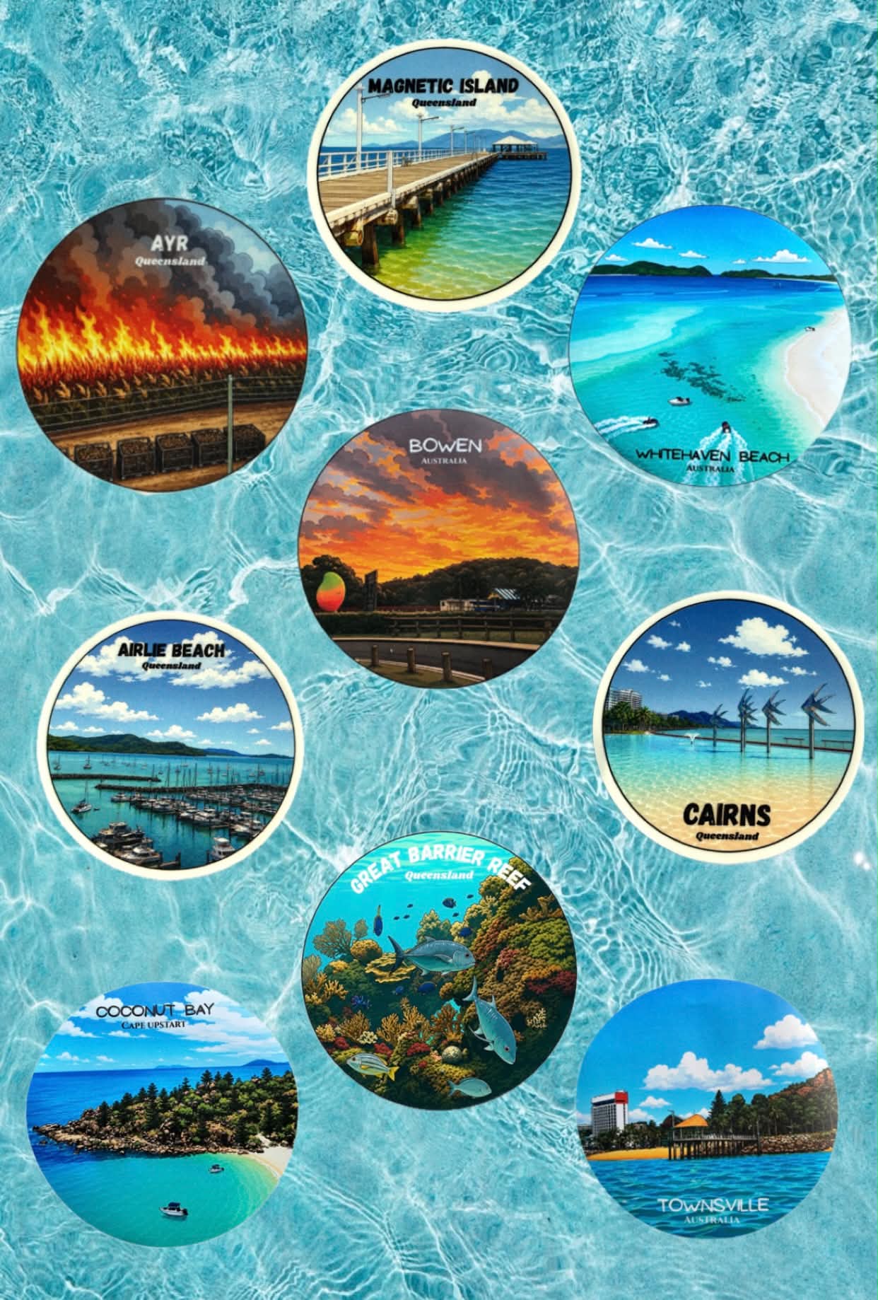 Airlie Beach Queensland - Destination Sticker