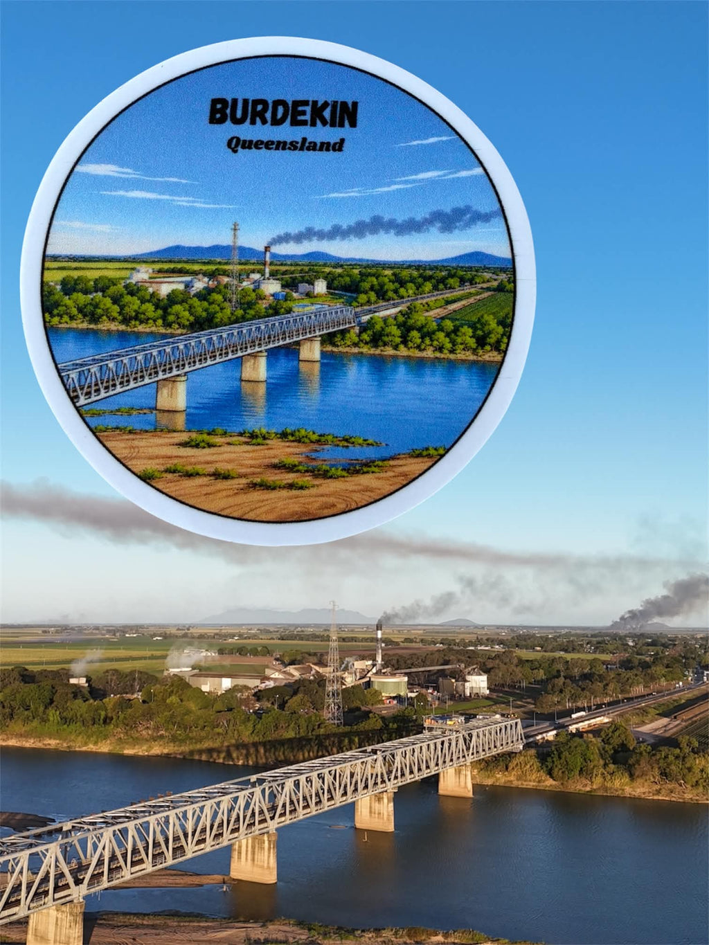 Burdekin QLD - Destination Sticker