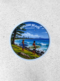 Burleigh Beach QLD - Destination Sticker