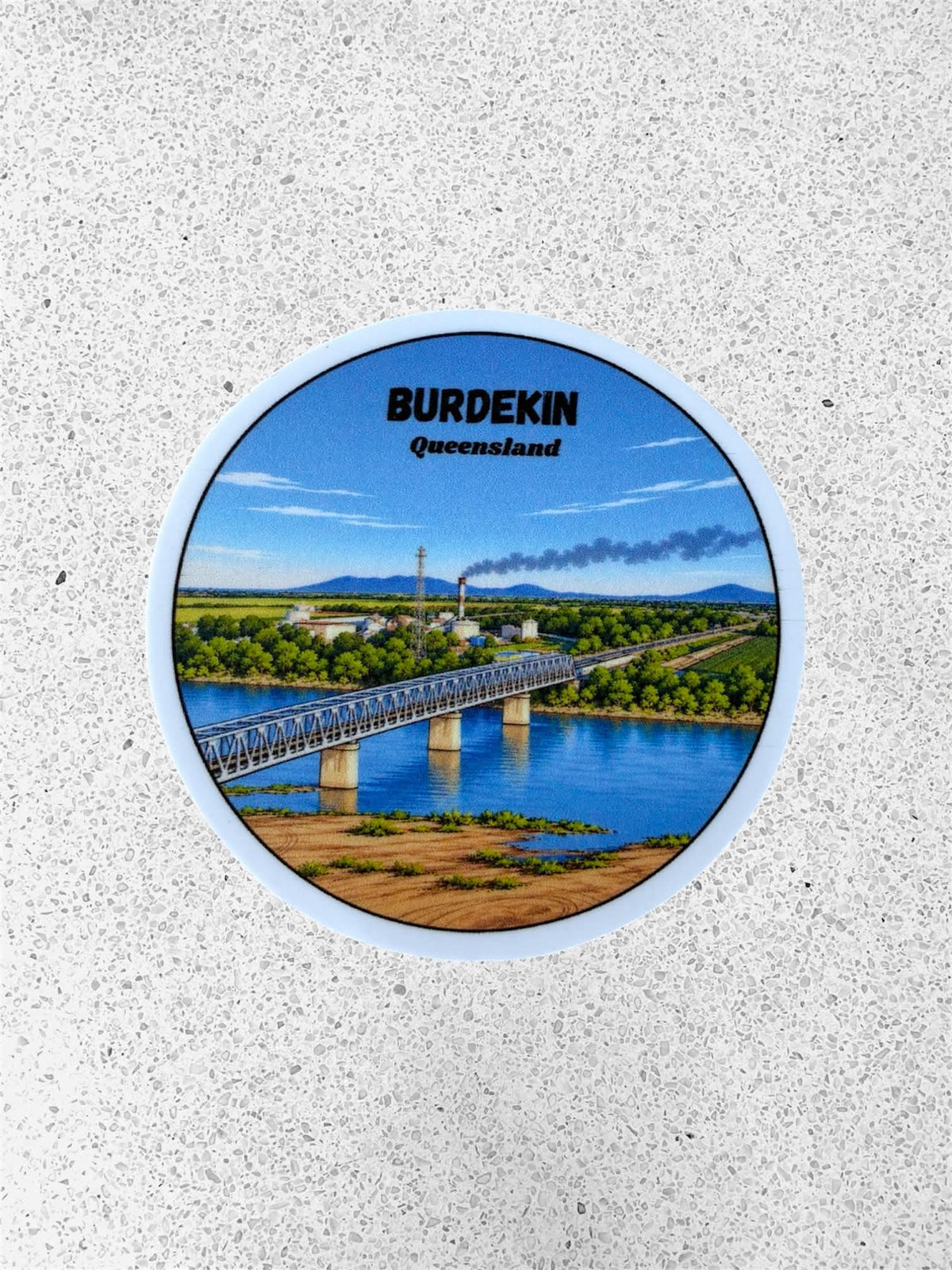 Burdekin QLD - Destination Sticker